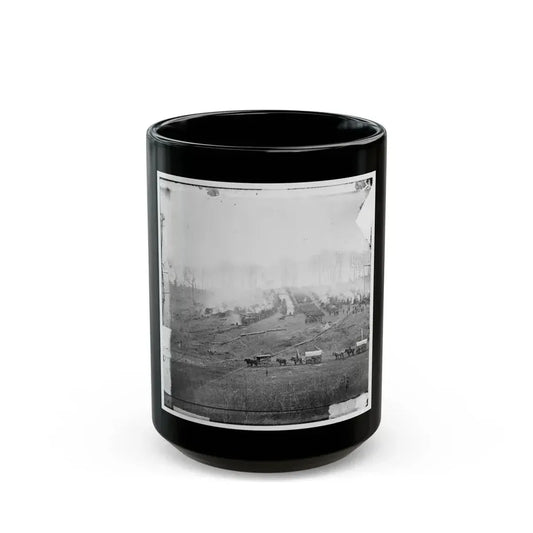 Belle Plain, Virginia. Camp Of 150th Pennsylvania Infantry (U.S. Civil War) Black Coffee Mug 15oz - Go Mug Yourself