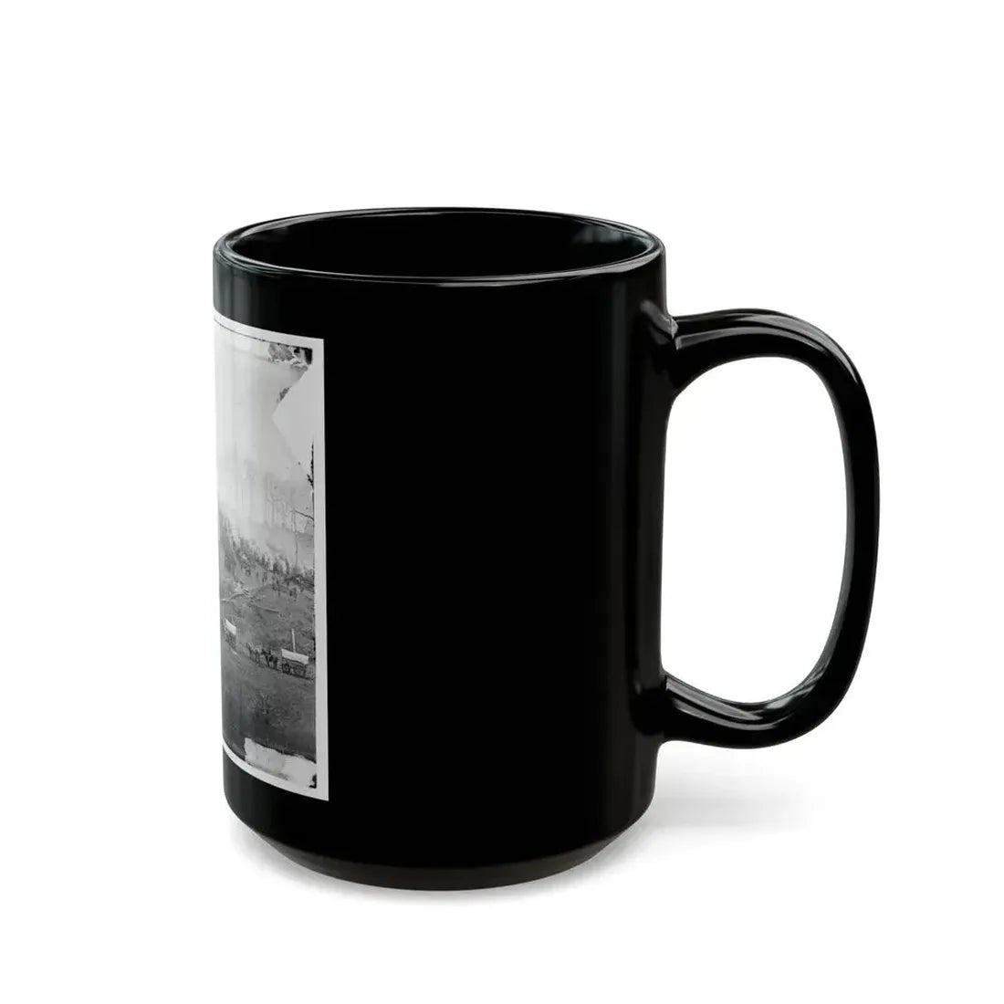 Belle Plain, Virginia. Camp Of 150th Pennsylvania Infantry (U.S. Civil War) Black Coffee Mug - Go Mug Yourself