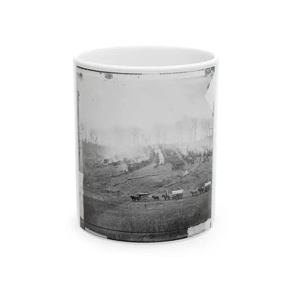 Belle Plain, Virginia. Camp Of 150th Pennsylvania Infantry (U.S. Civil War) White Coffee Mug 11oz - Go Mug Yourself