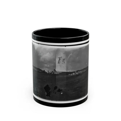 Belle Plain, Virginia. Camp Of Negro Laborers In Quartermaster Department (U.S. Civil War) Black Coffee Mug 11oz - Go Mug Yourself