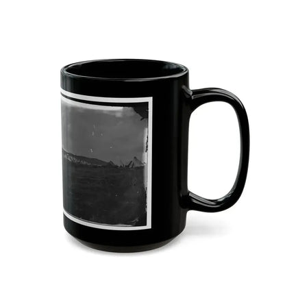 Belle Plain, Virginia. Camp Of Negro Laborers In Quartermaster Department (U.S. Civil War) Black Coffee Mug - Go Mug Yourself