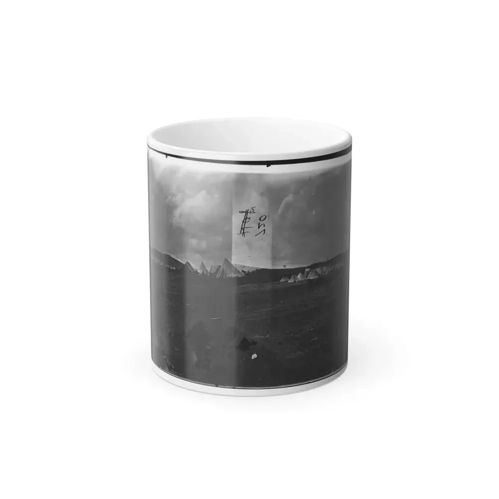 Belle Plain, Virginia. Camp of Negro Laborers in Quartermaster Department (U.S. Civil War) Color Changing Coffee Mug 11oz Default Title 11oz - Go Mug Yourself