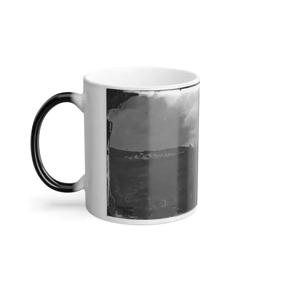 Belle Plain, Virginia. Camp of Negro Laborers in Quartermaster Department (U.S. Civil War) Color Changing Coffee Mug 11oz - Go Mug Yourself