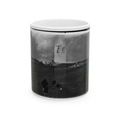 Belle Plain, Virginia. Camp Of Negro Laborers In Quartermaster Department (U.S. Civil War) White Coffee Mug 11oz - Go Mug Yourself
