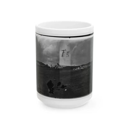 Belle Plain, Virginia. Camp Of Negro Laborers In Quartermaster Department (U.S. Civil War) White Coffee Mug 15oz - Go Mug Yourself