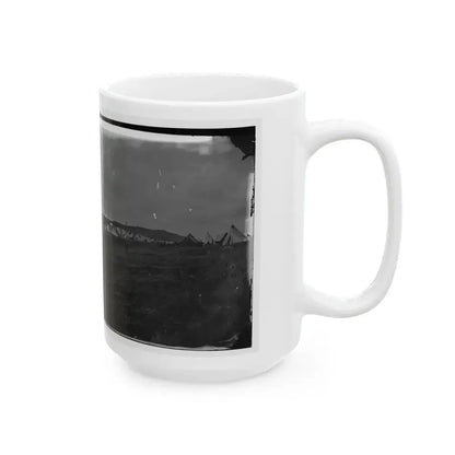 Belle Plain, Virginia. Camp Of Negro Laborers In Quartermaster Department (U.S. Civil War) White Coffee Mug - Go Mug Yourself