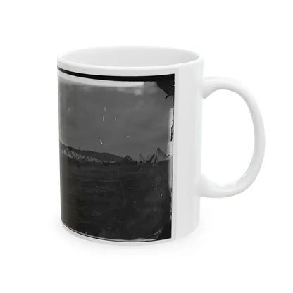 Belle Plain, Virginia. Camp Of Negro Laborers In Quartermaster Department (U.S. Civil War) White Coffee Mug - Go Mug Yourself