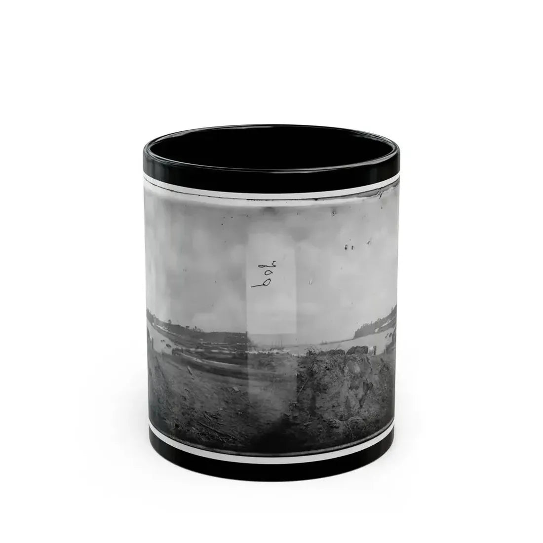 Belle Plain, Virginia. Encampment Of 2d New York And 1st Mass. Heavy Artillery (U.S. Civil War) Black Coffee Mug 11oz - Go Mug Yourself