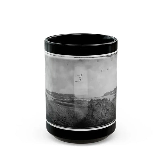 Belle Plain, Virginia. Encampment Of 2d New York And 1st Mass. Heavy Artillery (U.S. Civil War) Black Coffee Mug 15oz - Go Mug Yourself