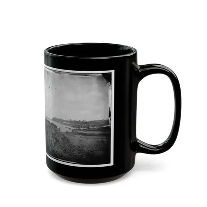 Belle Plain, Virginia. Encampment Of 2d New York And 1st Mass. Heavy Artillery (U.S. Civil War) Black Coffee Mug - Go Mug Yourself