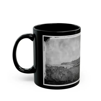 Belle Plain, Virginia. Encampment Of 2d New York And 1st Mass. Heavy Artillery (U.S. Civil War) Black Coffee Mug - Go Mug Yourself