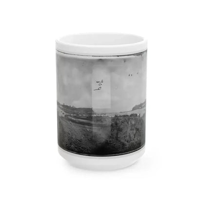 Belle Plain, Virginia. Encampment Of 2d New York And 1st Mass. Heavy Artillery (U.S. Civil War) White Coffee Mug 15oz - Go Mug Yourself
