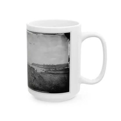 Belle Plain, Virginia. Encampment Of 2d New York And 1st Mass. Heavy Artillery (U.S. Civil War) White Coffee Mug - Go Mug Yourself