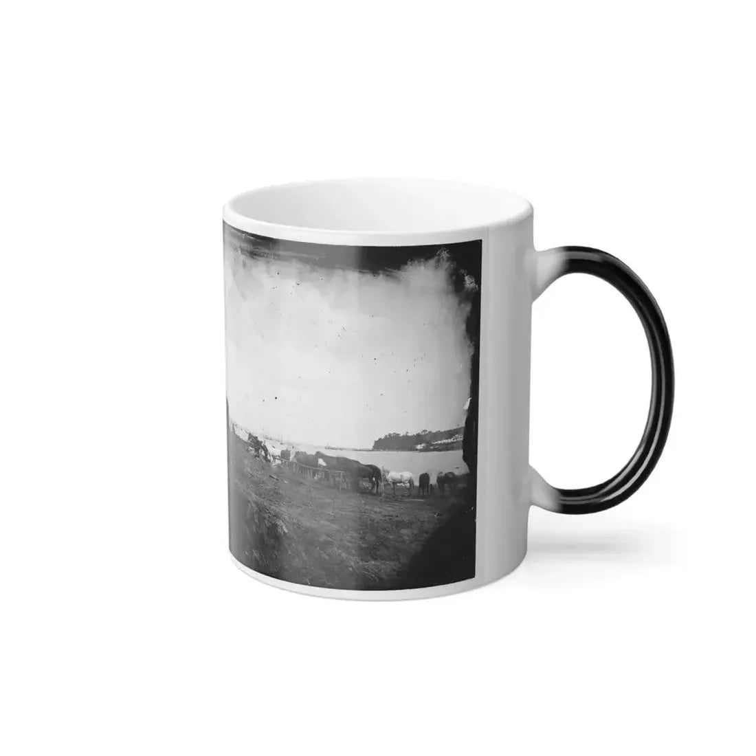 Belle Plain, Virginia. Encampment of 2Nd N.Y. And 1St Mass. Heavy Artillery (U.S. Civil War) Color Changing Coffee Mug 11oz - Go Mug Yourself