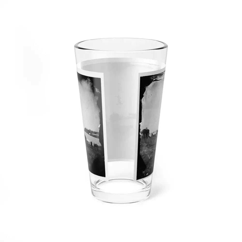 Belle Plain, Virginia. Encampment Of 2nd N.Y. And 1st Mass. Heavy Artillery (U.S. Civil War) Pint Glass 16oz - Go Mug Yourself