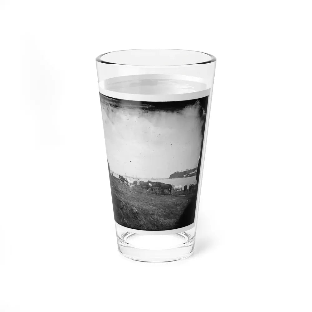 Belle Plain, Virginia. Encampment Of 2nd N.Y. And 1st Mass. Heavy Artillery (U.S. Civil War) Pint Glass 16oz - Go Mug Yourself