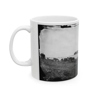 Belle Plain, Virginia. Encampment Of 2nd N.Y. And 1st Mass. Heavy Artillery (U.S. Civil War) White Coffee Mug - Go Mug Yourself