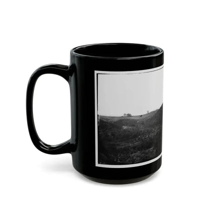 Belle Plain, Virginia. Encampment Of 7,000 Confederates In The  Punch Bowl (2) (U.S. Civil War) Black Coffee Mug - Go Mug Yourself
