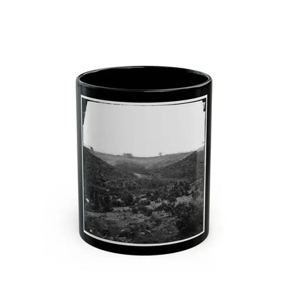 Belle Plain, Virginia. Encampment Of 7,000 Confederates In The  Punch Bowl (U.S. Civil War) Black Coffee Mug 11oz - Go Mug Yourself