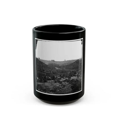 Belle Plain, Virginia. Encampment Of 7,000 Confederates In The  Punch Bowl (U.S. Civil War) Black Coffee Mug 15oz - Go Mug Yourself