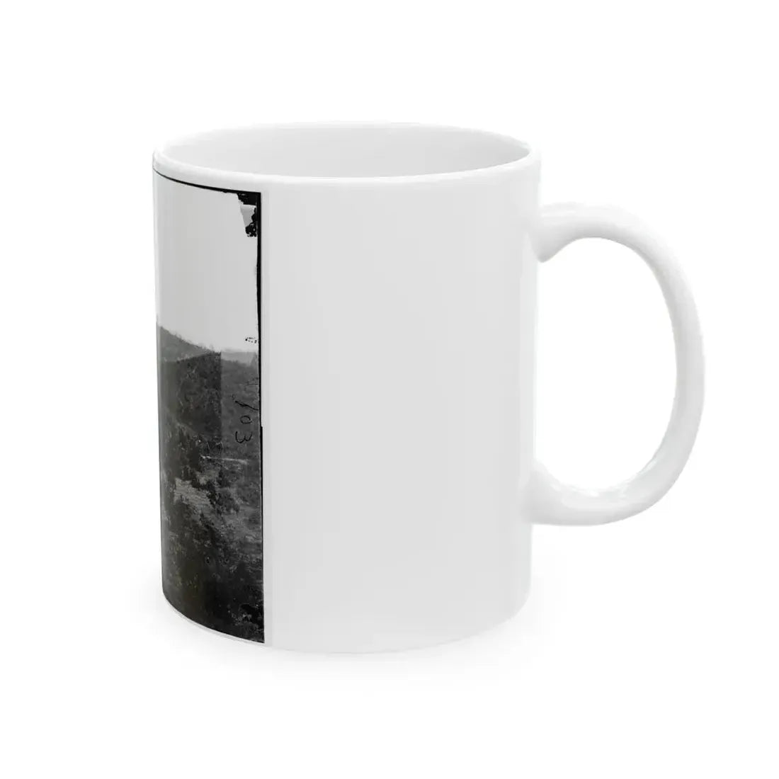 Belle Plain, Virginia. Encampment Of 7,000 Confederates In The  Punch Bowl (U.S. Civil War) White Coffee Mug - Go Mug Yourself