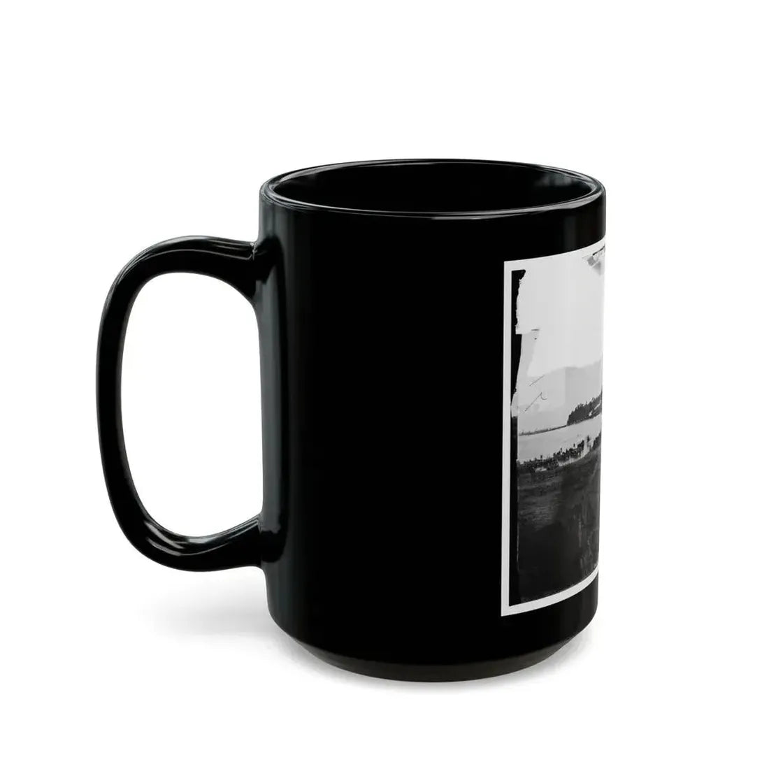 Belle Plain, Virginia. First Landing At Belle Plain (U.S. Civil War) Black Coffee Mug - Go Mug Yourself