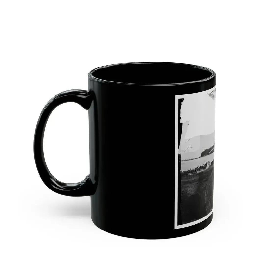 Belle Plain, Virginia. First Landing At Belle Plain (U.S. Civil War) Black Coffee Mug - Go Mug Yourself