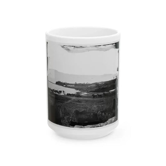 Belle Plain, Virginia. First Landing At Belle Plain (U.S. Civil War) White Coffee Mug 15oz - Go Mug Yourself