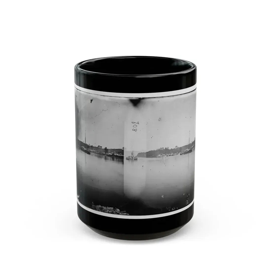Belle Plain, Virginia. General View (U.S. Civil War) Black Coffee Mug 15oz - Go Mug Yourself