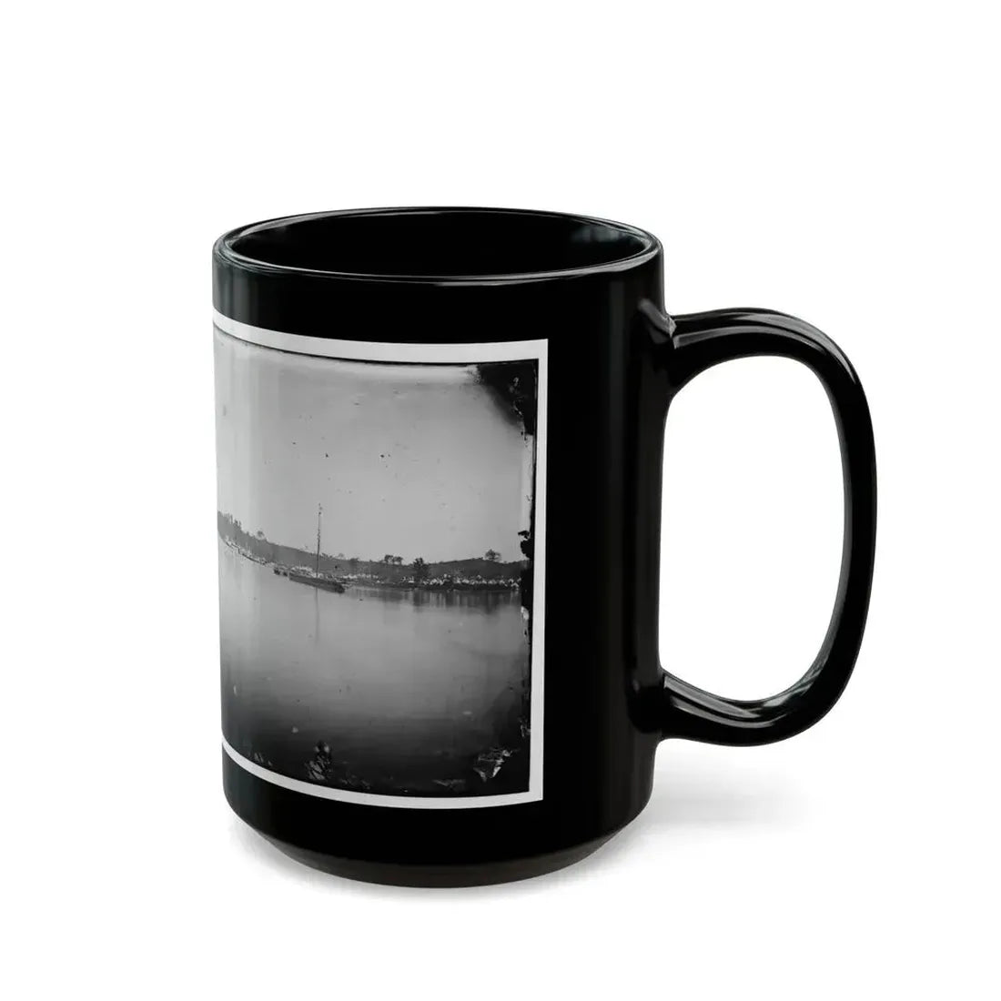 Belle Plain, Virginia. General View (U.S. Civil War) Black Coffee Mug - Go Mug Yourself