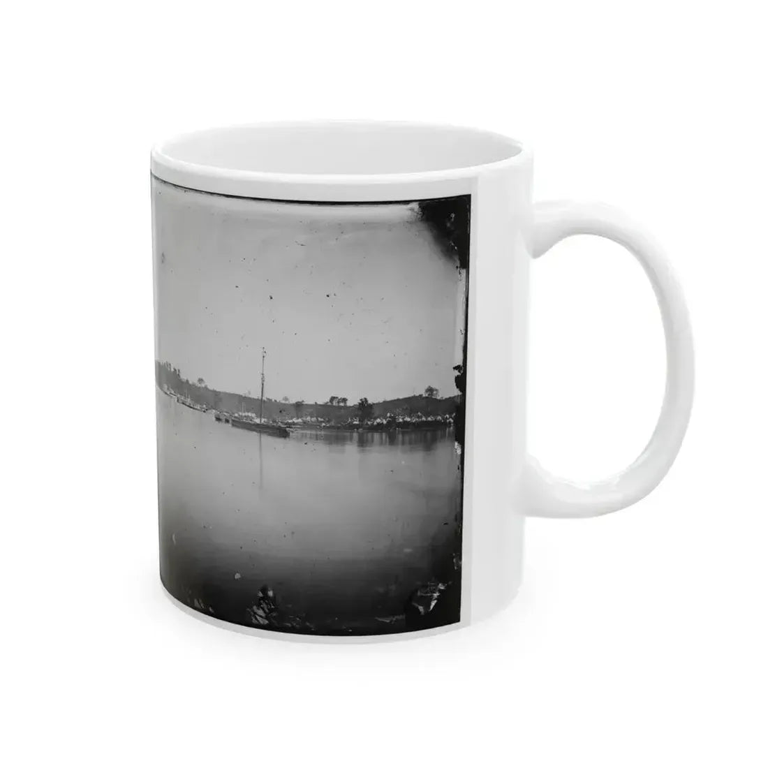 Belle Plain, Virginia. General View (U.S. Civil War) White Coffee Mug - Go Mug Yourself