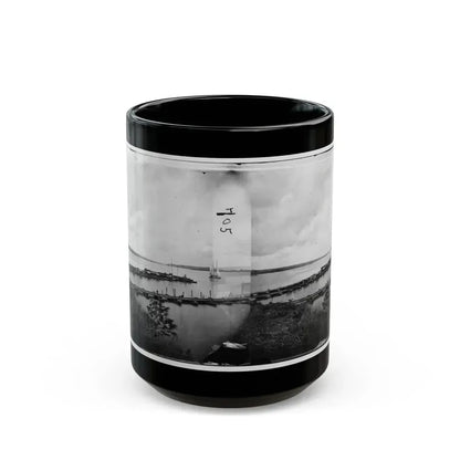 Belle Plain, Virginia. Pontoon Wharf (U.S. Civil War) Black Coffee Mug 15oz - Go Mug Yourself