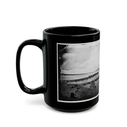 Belle Plain, Virginia. Pontoon Wharf (U.S. Civil War) Black Coffee Mug - Go Mug Yourself