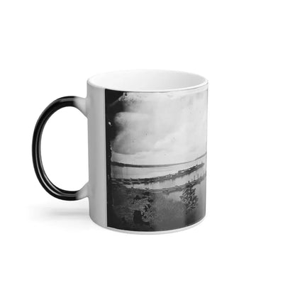 Belle Plain, Virginia. Pontoon Wharf (U.S. Civil War) Color Changing Coffee Mug 11oz - Go Mug Yourself