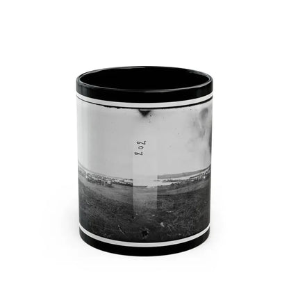 Belle Plain, Virginia. Quartermaster Department (U.S. Civil War) Black Coffee Mug 11oz - Go Mug Yourself