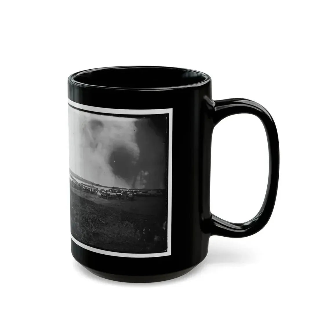 Belle Plain, Virginia. Quartermaster Department (U.S. Civil War) Black Coffee Mug - Go Mug Yourself