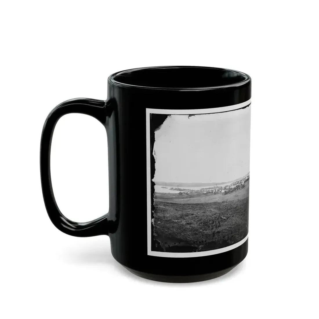 Belle Plain, Virginia. Quartermaster Department (U.S. Civil War) Black Coffee Mug - Go Mug Yourself