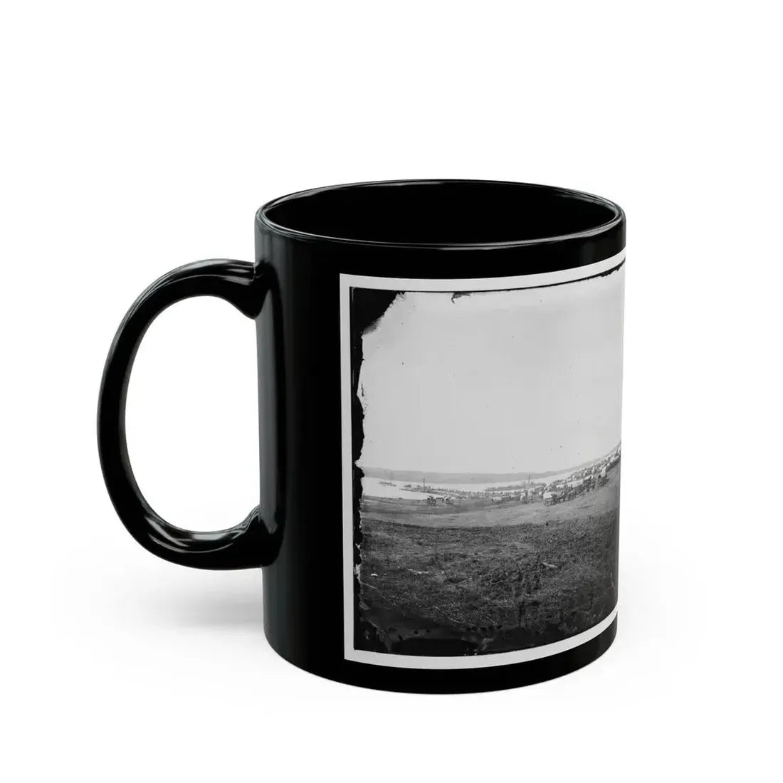 Belle Plain, Virginia. Quartermaster Department (U.S. Civil War) Black Coffee Mug - Go Mug Yourself