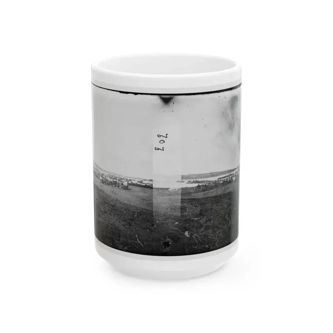 Belle Plain, Virginia. Quartermaster Department (U.S. Civil War) White Coffee Mug 15oz - Go Mug Yourself
