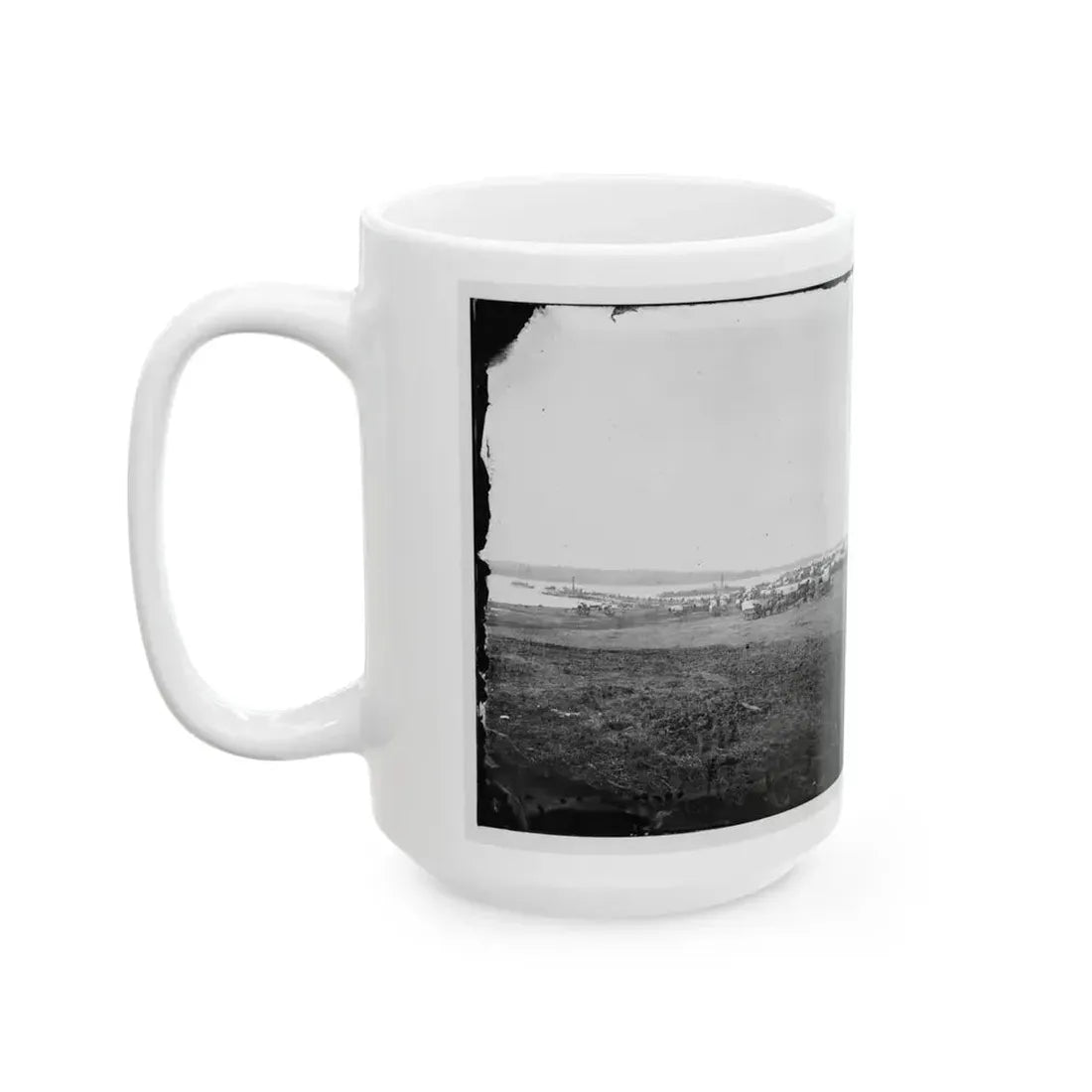 Belle Plain, Virginia. Quartermaster Department (U.S. Civil War) White Coffee Mug - Go Mug Yourself