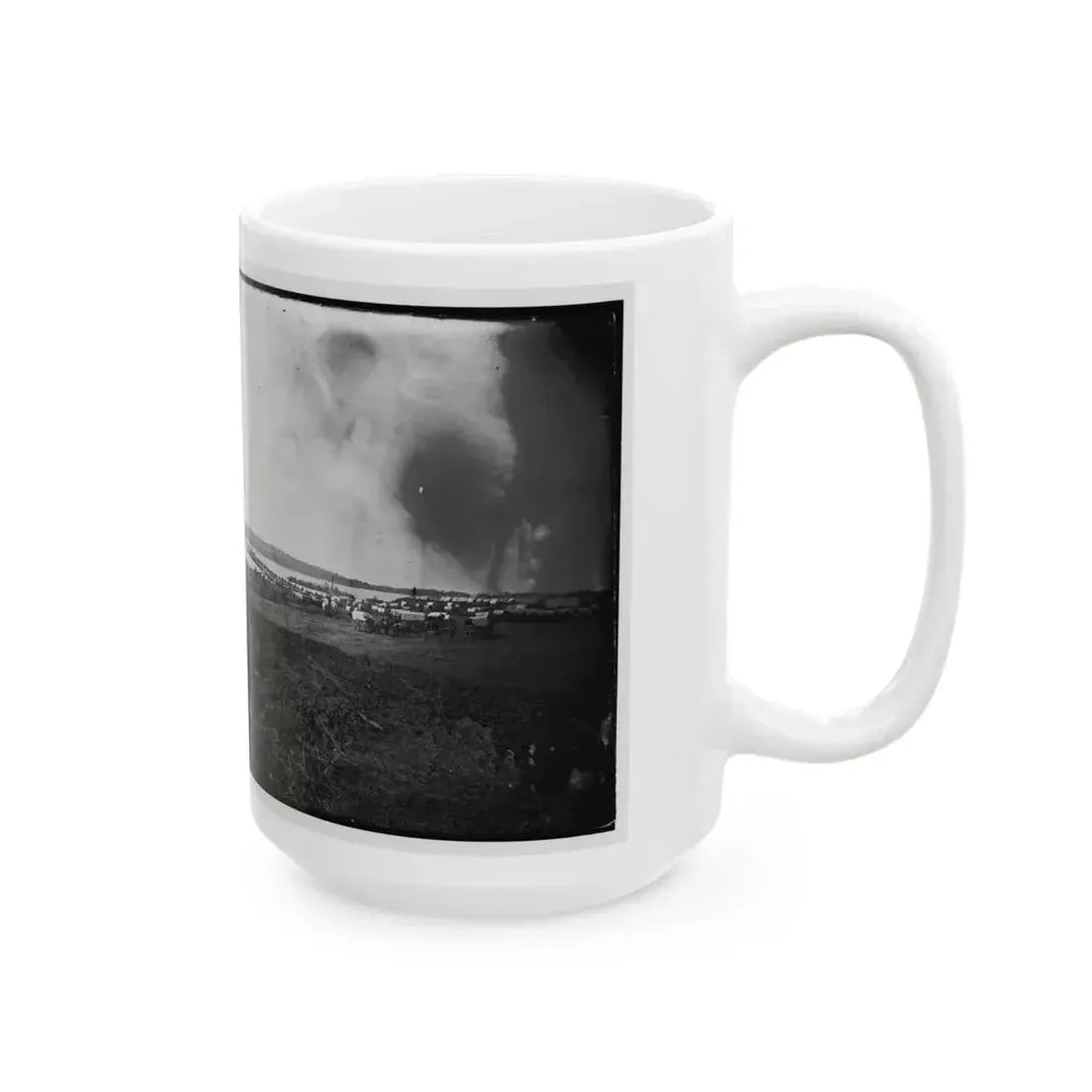 Belle Plain, Virginia. Quartermaster Department (U.S. Civil War) White Coffee Mug - Go Mug Yourself