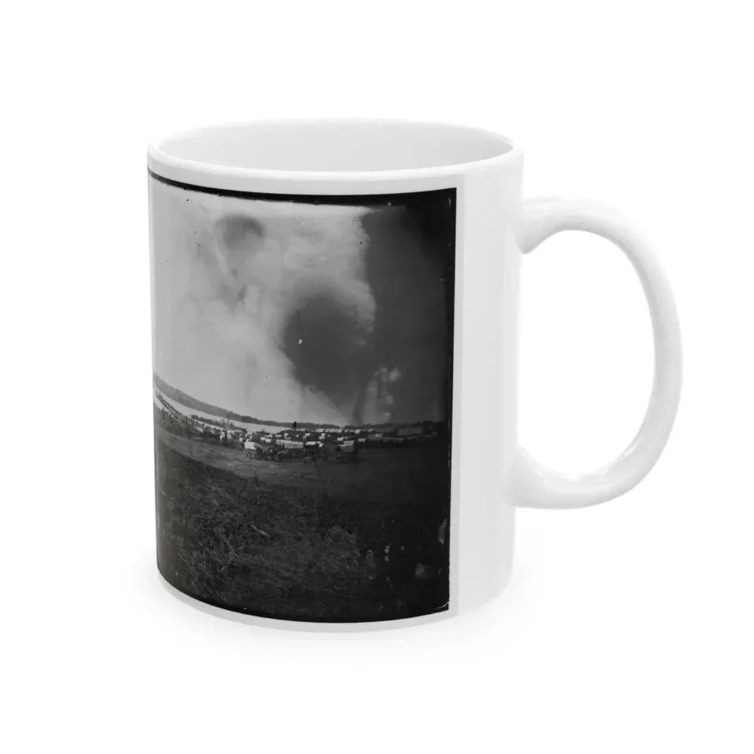 Belle Plain, Virginia. Quartermaster Department (U.S. Civil War) White Coffee Mug - Go Mug Yourself