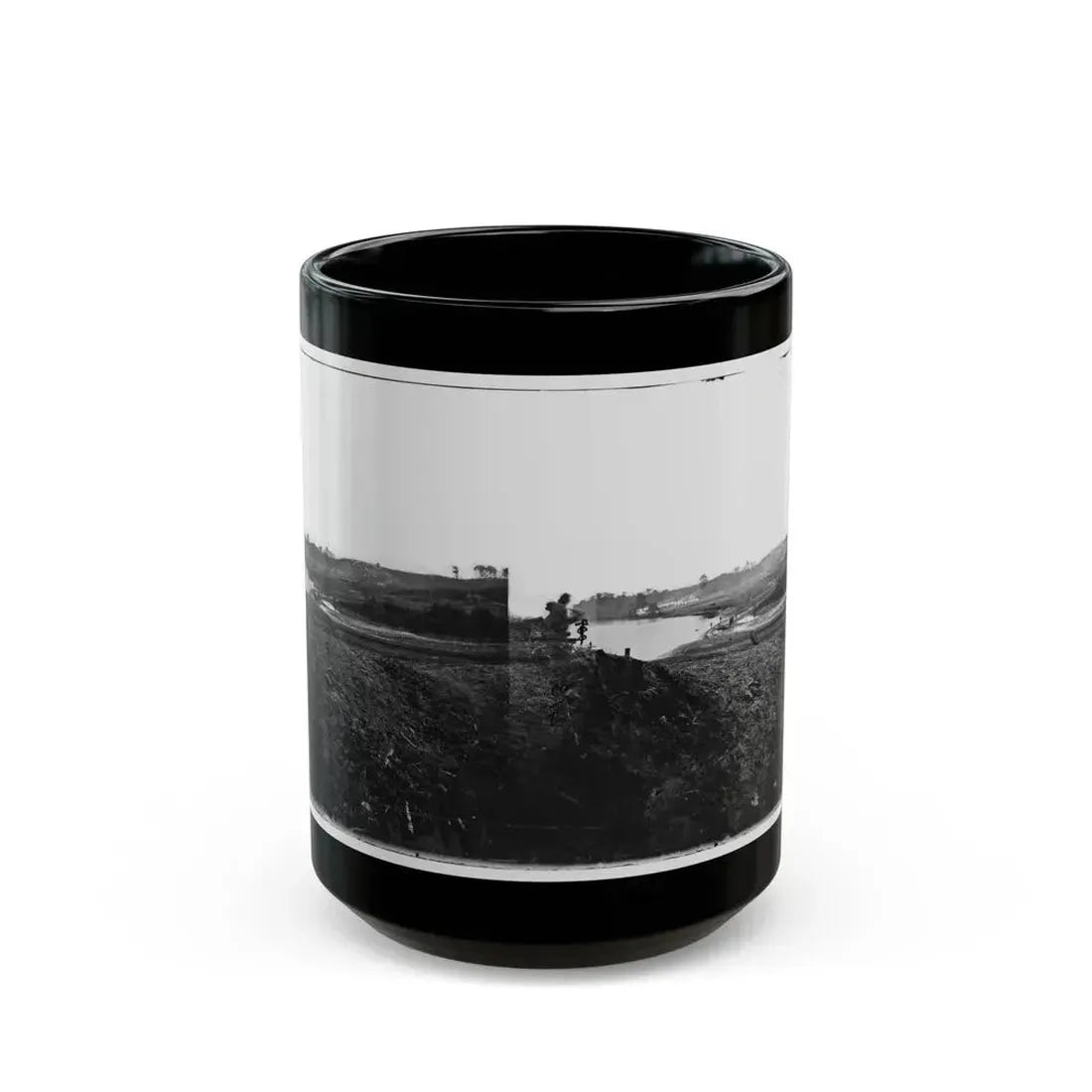 Belle Plain, Virginia. (U.S. Civil War) Black Coffee Mug 15oz - Go Mug Yourself