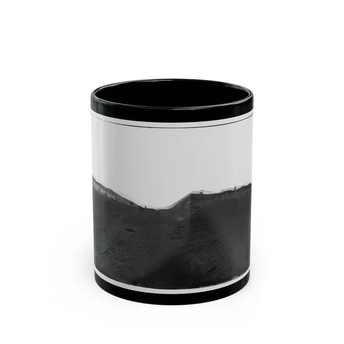 Belle Plain, Virginia (Vicinity). Camp Of Negro Laborers In The Quartermaster's Department (U.S. Civil War) Black Coffee Mug 11oz - Go Mug Yourself