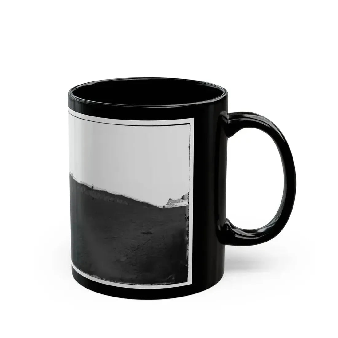 Belle Plain, Virginia (Vicinity). Camp Of Negro Laborers In The Quartermaster's Department (U.S. Civil War) Black Coffee Mug - Go Mug Yourself
