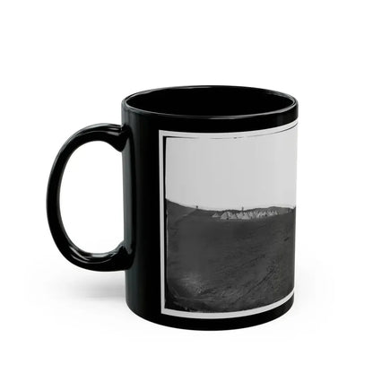 Belle Plain, Virginia (Vicinity). Camp Of Negro Laborers In The Quartermaster's Department (U.S. Civil War) Black Coffee Mug - Go Mug Yourself