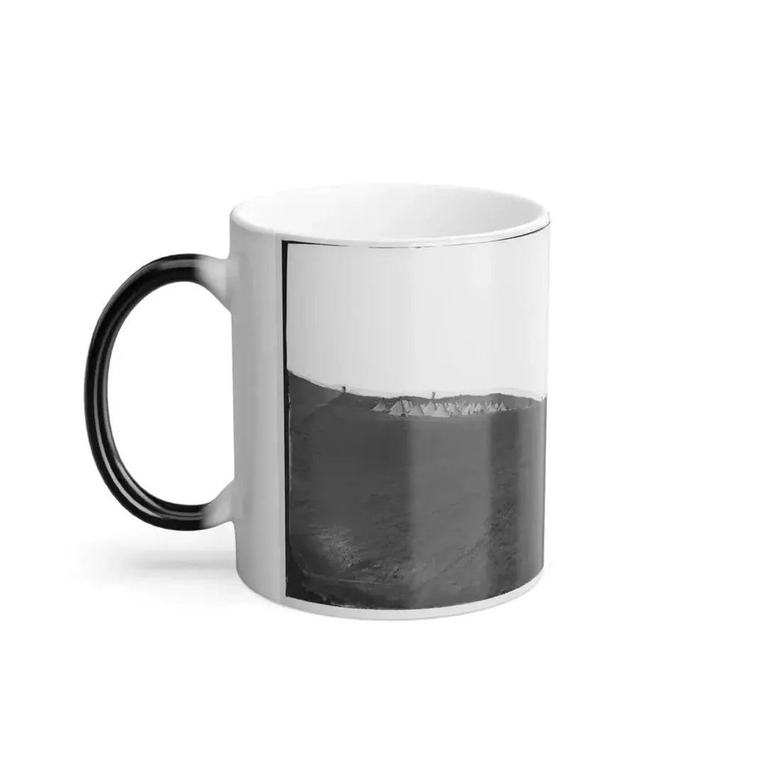 Belle Plain, Virginia (Vicinity). Camp of Negro Laborers in the Quartermaster's Department (U.S. Civil War) Color Changing Coffee Mug 11oz - Go Mug Yourself