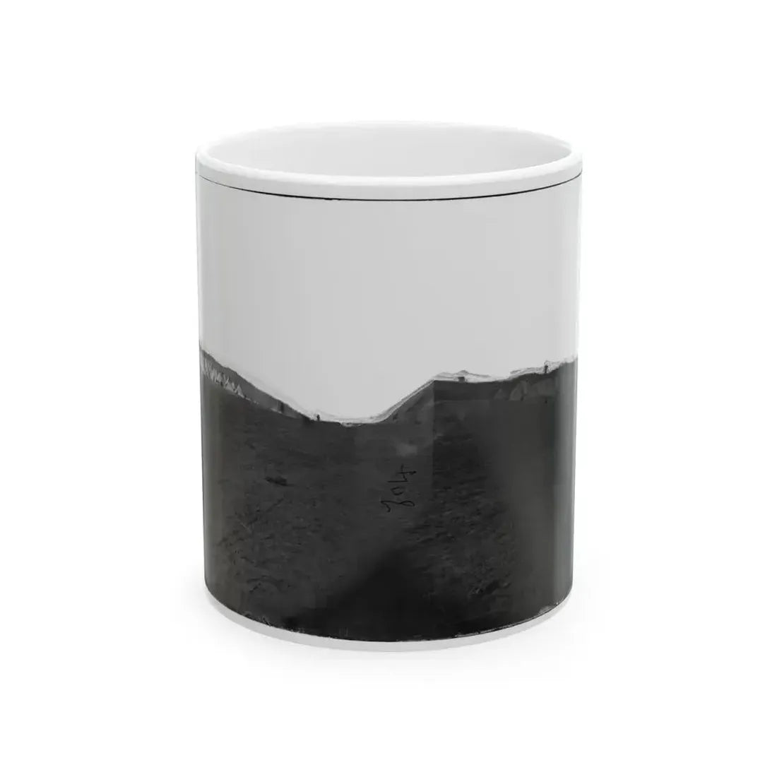 Belle Plain, Virginia (Vicinity). Camp Of Negro Laborers In The Quartermaster's Department (U.S. Civil War) White Coffee Mug 11oz - Go Mug Yourself