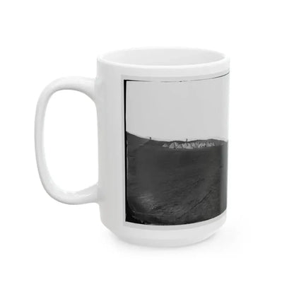Belle Plain, Virginia (Vicinity). Camp Of Negro Laborers In The Quartermaster's Department (U.S. Civil War) White Coffee Mug - Go Mug Yourself