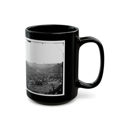 Belle Plain, Virginia (Vicinity). Encampment Of 7,000 Confederates In The  Punch Bowl (U.S. Civil War) Black Coffee Mug - Go Mug Yourself